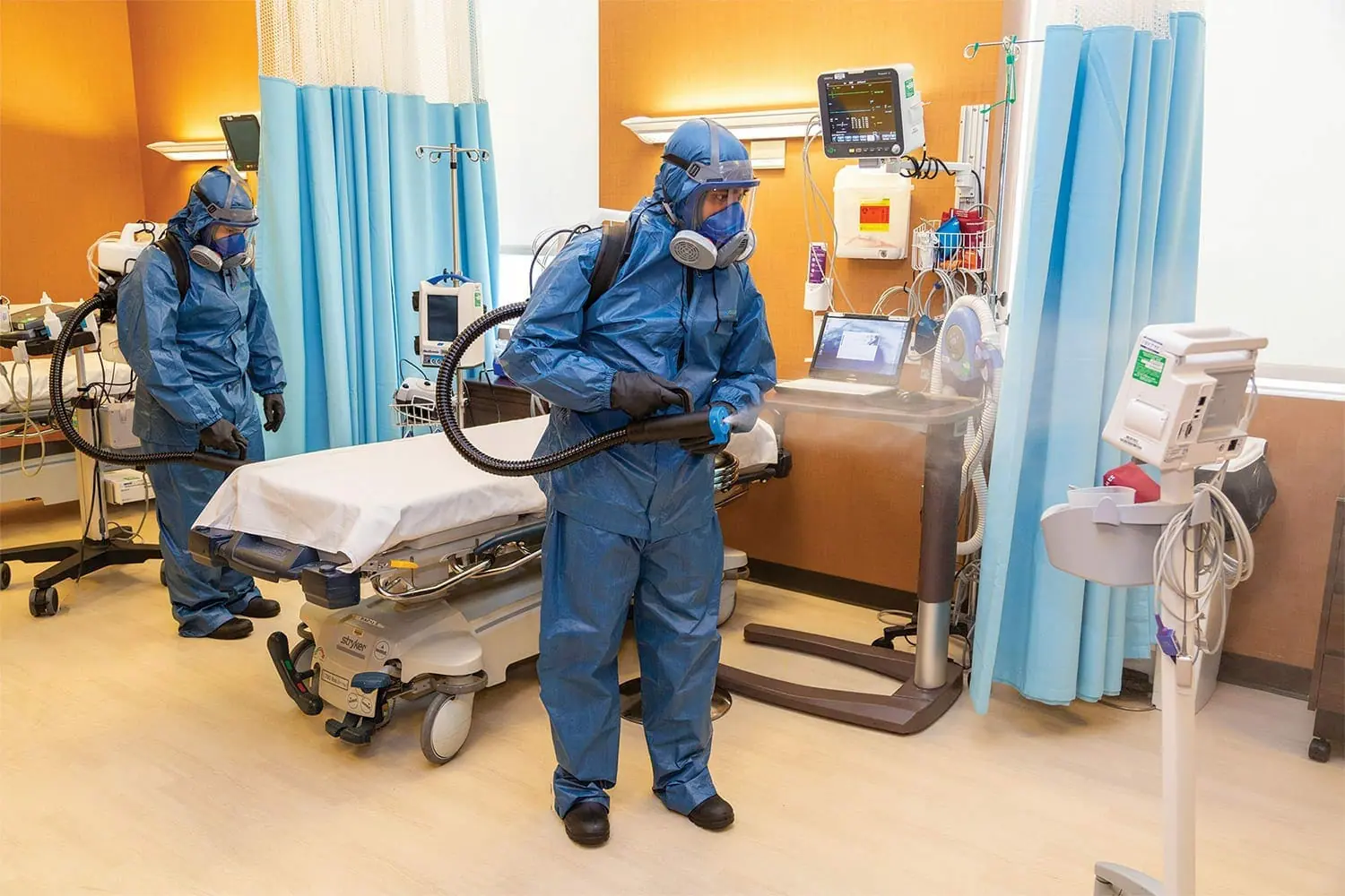 Hospital Curtain Cleaning