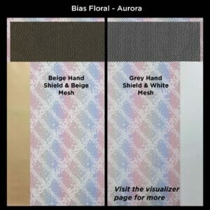 Hand Shield™ Curtain – Bias Floral (8 color options)