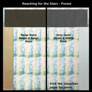 Hand Shield™ Curtain – Reaching for the Stars (4 color options)