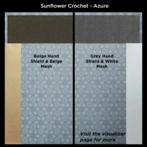 Hand Shield™ Curtain – Sunflower Crochet (7 color options)
