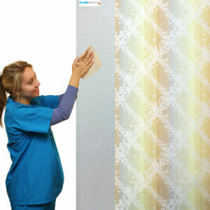 Hand Shield™ Curtain – Bias Floral (8 color options)